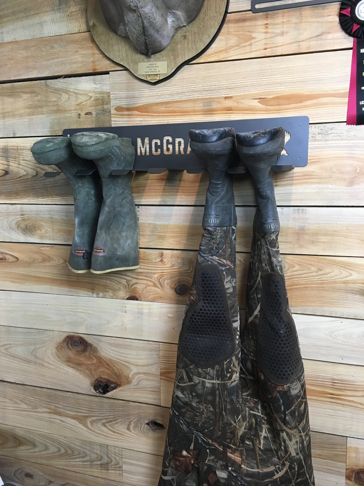 Personalized Boot and Wader Hanger – Marengo Bend